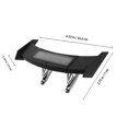 thumbnail image 2 of Raindrops Compact Black Car Spoiler Wing with Solar Light Easy Installation Rear Universal Spoiler, 2 of 8