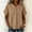*Khaki, variant on ClodeEU Women's V Neck Short Sleeve T-Shirt, Casual Loose Fit Solid Color Henley Top Khaki,Women's Plus L