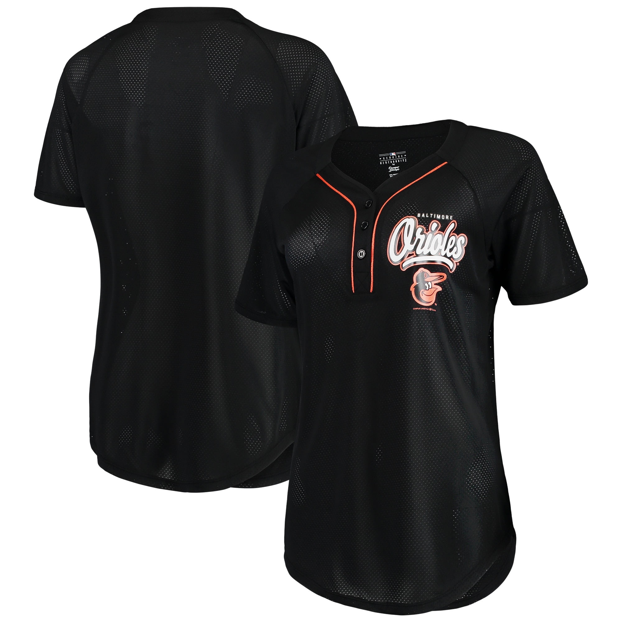 Women's Baltimore Orioles Henley Mesh Jersey T-Shirt Egypt Ubuy