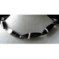 thumbnail image 4 of Black and White Sardonyx 3-Sided Tube Beads | 40x10mm | 2 Beads |, 4 of 6