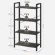 thumbnail image 4 of VASAGLE Estantería De Almacenamiento 4 Niveles X-Brace Antivuelco Estructura Acero Madera 30x66x120 cm, 4 of 5