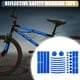 thumbnail image 2 of Cinta reflectante de seguridad para bicicleta y motocicleta de 42 piezas, tira reflectante exterior, cinta PET azul multiusos, 2 of 6