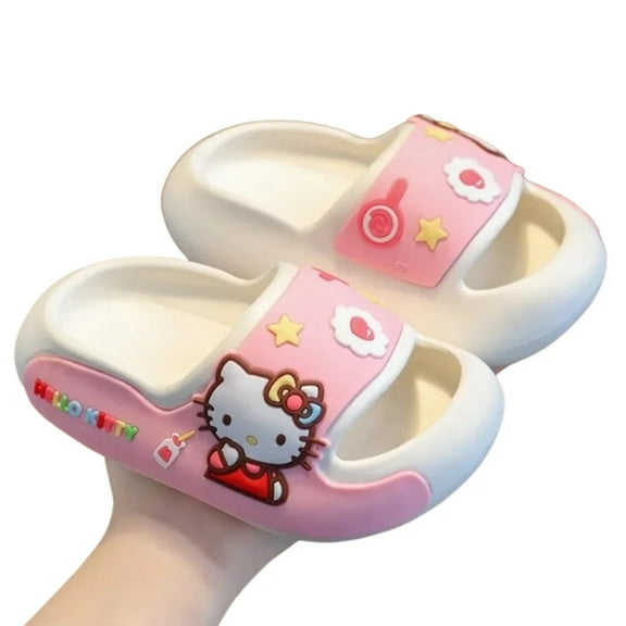 Hello Kitty Candy Cloud EVA Slides – Women’s 9.5–10 Cute Sanrio Sandals