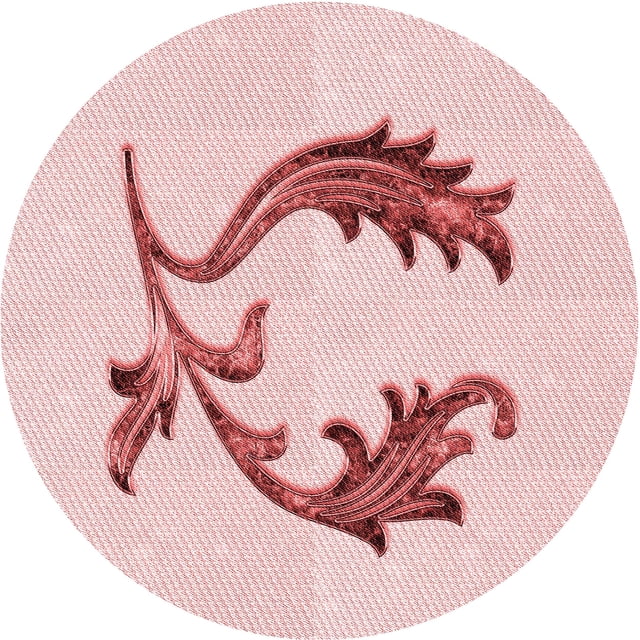 Ahgly Company Tapis d'Intérieur Ronds Lavables à la Machine, Style Transitionnel, Rose Gomme Balloune Rose, Tapis de Zone, 3 Pieds Rond