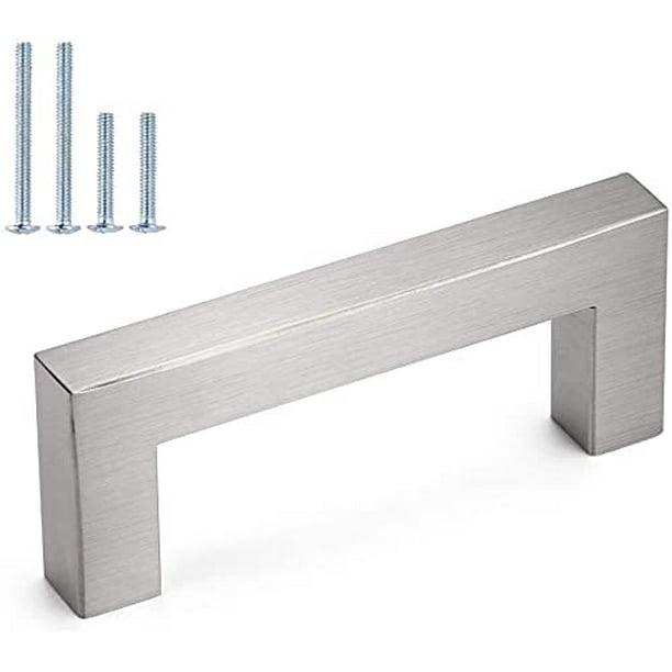 Zoizocp Brushed Nickel Pulls 1 Pack 33/4in Hole Centers
