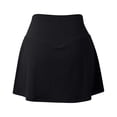 thumbnail image 5 of Yoga Shorts for Women High Waist Stretchy A Line Casual Active Lightweight Tennis Skirt for Sporty Wear Black S, 5 of 6