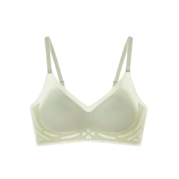 SELONE Bras for Women No Underwire Push Up Wireless Bra Spaghetti Strap T-Shirt Bralettes Solid Comfortable Underwear