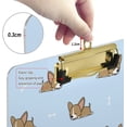 thumbnail image 4 of FMSHPON Chihuahua Bone Clipboard Hardboard Wood Nursing Clip Board and Pull for Standard A4 Letter 13x9 inches, 4 of 6