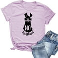 thumbnail image 3 of Short Sleeve Women Dog Print Female Tee Tops Shirt, 3 of 4