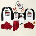 thumbnail image 2 of White And Black Buffalo Plaid Christmas Pajamas, Christmas Vacation Funny Christmas PJs, Two-pieces, Size NB-Men 6XL, 2 of 7