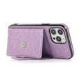 thumbnail image 4 of Dteck Crossbody Wallet Case for iPhone 12 / iPhone 12 Pro, PU Leather Phone Case with Card Holder Shoulder Strap Purse Cover 6.1 Inch,Purple, 4 of 5