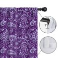 thumbnail image 4 of Blackout Kids Curtains,Paisley Pattern Childrens Insulated Curtains Set Of 2,Bedroom Essentials,Toddler Room Decor 42"x54"(106x137cm), 4 of 4