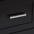 thumbnail image 2 of Ariel Hamlet 42 In. Oval Sink Bathroom Vanity With Carrara White Quartz Countertop 1.5 Edge In Black, 2 of 11
