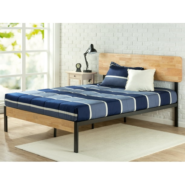 Zinus Olivia 41 Metal And Wood Platform Bed Frame King Walmart Com Walmart Com