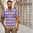 thumbnail image 7 of Binienty Purple Argyle Golf Golf Clothing Set for Couple Breathable Stretchy Summer Golf Outfit Set Men's Shirt Women's Short Sleeve Skirt Lightweight Golf Course Wear for Daily, 7 of 7