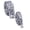 Silver A 1 Pack & Silver C 1 Pack, variant on Self-Adhesive Rhinestone Ribbon Resin Diamond Ribbon Glitter Rhinestone Sticker Roll DIY