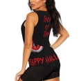 thumbnail image 3 of KLL Happy Halloween2 Print Womens Tank Top Sleeveless Workout Tops Athletic Running Shirts Yoga Gym Clothes-Medium, 3 of 7