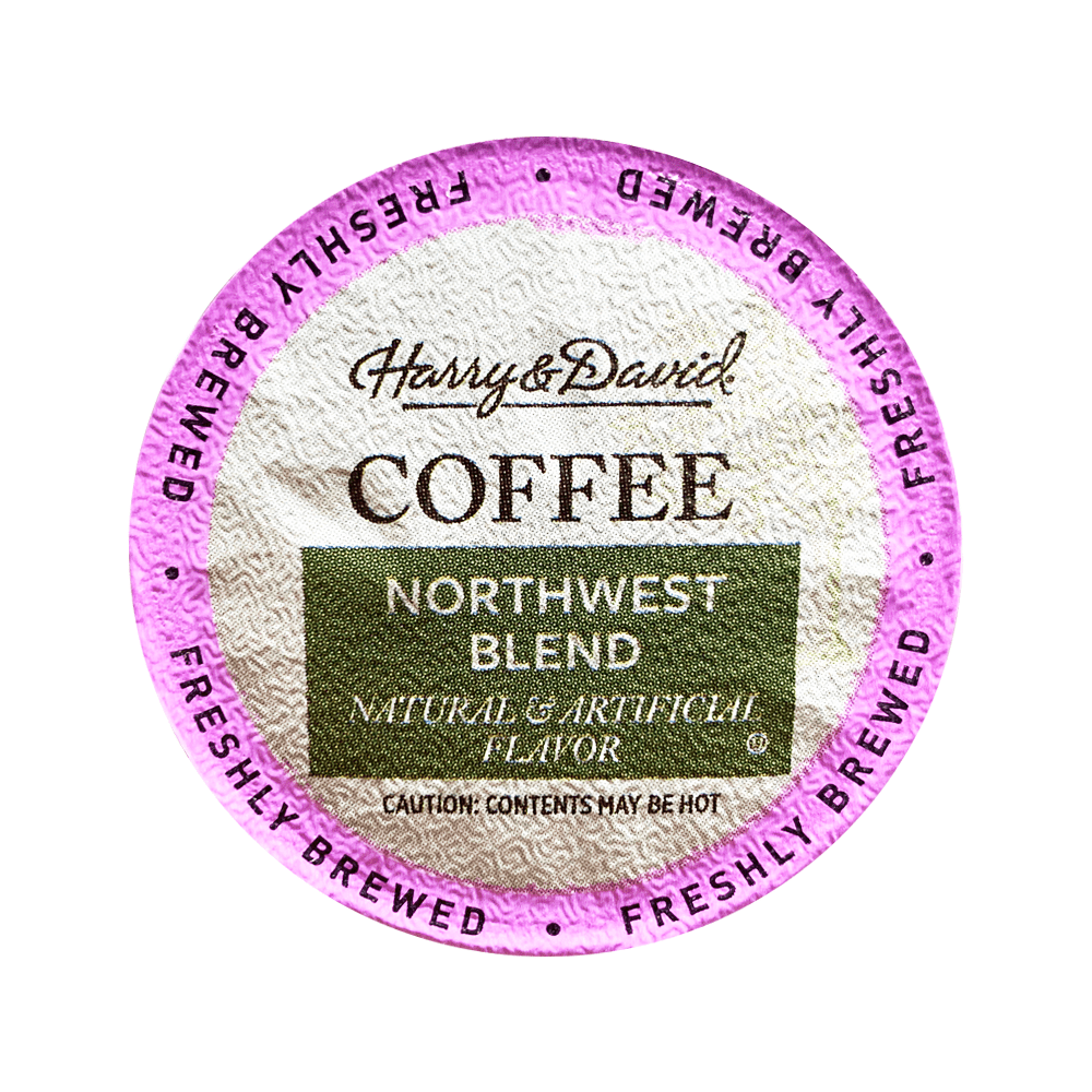 Harry & David Northwest Blend, Single Serve Coffee Pods, Medium Roast, 72 Count (Compatible with Keurig Brewers)