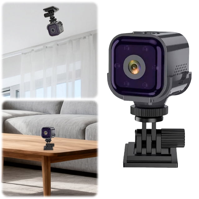 BotaniNest Guard Household Mini 1080p Mini Wireless WiFi With Wide Angle Lens & Smart Alarm For Home Door Garage