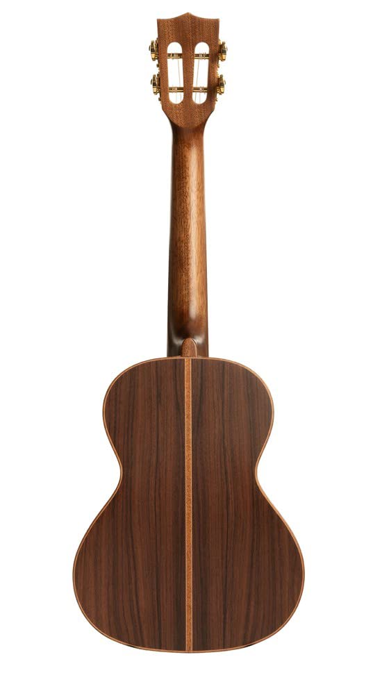 Kala KA-ASCP-T Solid Cedar Top Pau Ferro Tenor Ukulele with Hard Case, Strap, Tuner, Austin Bazaar Instructional DVD, and Polishing Cloth