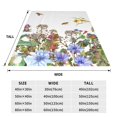 thumbnail image 3 of Fuzoiu Herbs and Wildflowers Print Ultra-Soft Micro Fleece Blanket,All Seasons Flannel Throw, Lightweight Blanket for Bed, Sofa, Couch, Movie Night, Camping, and Travel-40"x30", 3 of 7