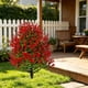 thumbnail image 1 of Estacas de helecho artificial para el suelo, plantas de follaje sintético para la decoración de jardines, patios y exteriores | Arbustos artificiales realistas para parterres, caminos y césped, 1 of 6