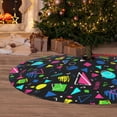 thumbnail image 6 of Yiaed Geometric 1980s Styled Print Christmas Tree Skirt , Tree SkirtsTree Mat for Christmas Winter Holiday Indoor Decorations-48", 6 of 7