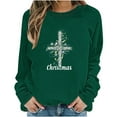 thumbnail image 4 of Lorytime Christmas Womens Crewneck Sweatshirt Fall Printrd Print Shirt Long Sleeve Pullover Loose Tops for Holiday, 4 of 6