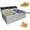 11L double cylinder, variant on 11.55 QT Commercial Deep Fryer - Stainless Steel Electric Countertop Fryer with Basket and Adjustable Temperature Control