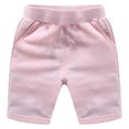 thumbnail image 4 of 4 Pack Toddler Boy Shorts Baby Boy Cotton Shorts Soft Casual Elastic Waist with Drawstring Boys Clothes for Summer Girls Shorts Size 10-12 Athletic Works, 4 of 4