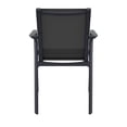 thumbnail image 5 of Compamia Pacific Sling Arm Chair Black Frame Black Sling, Set of 2, 5 of 11