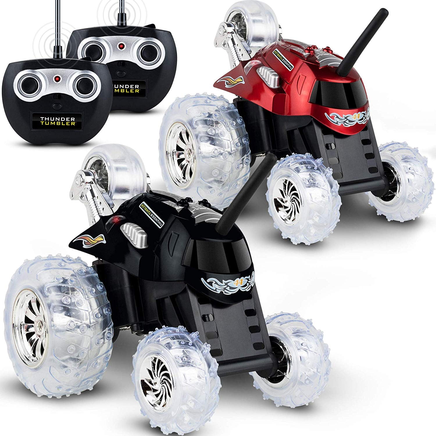 rc monster spinning truck