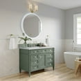 thumbnail image 4 of James Martin Vanities 650-V48-3Af Brittany 48" Single Basin Poplar Wood Vanity Set - Green, 4 of 7