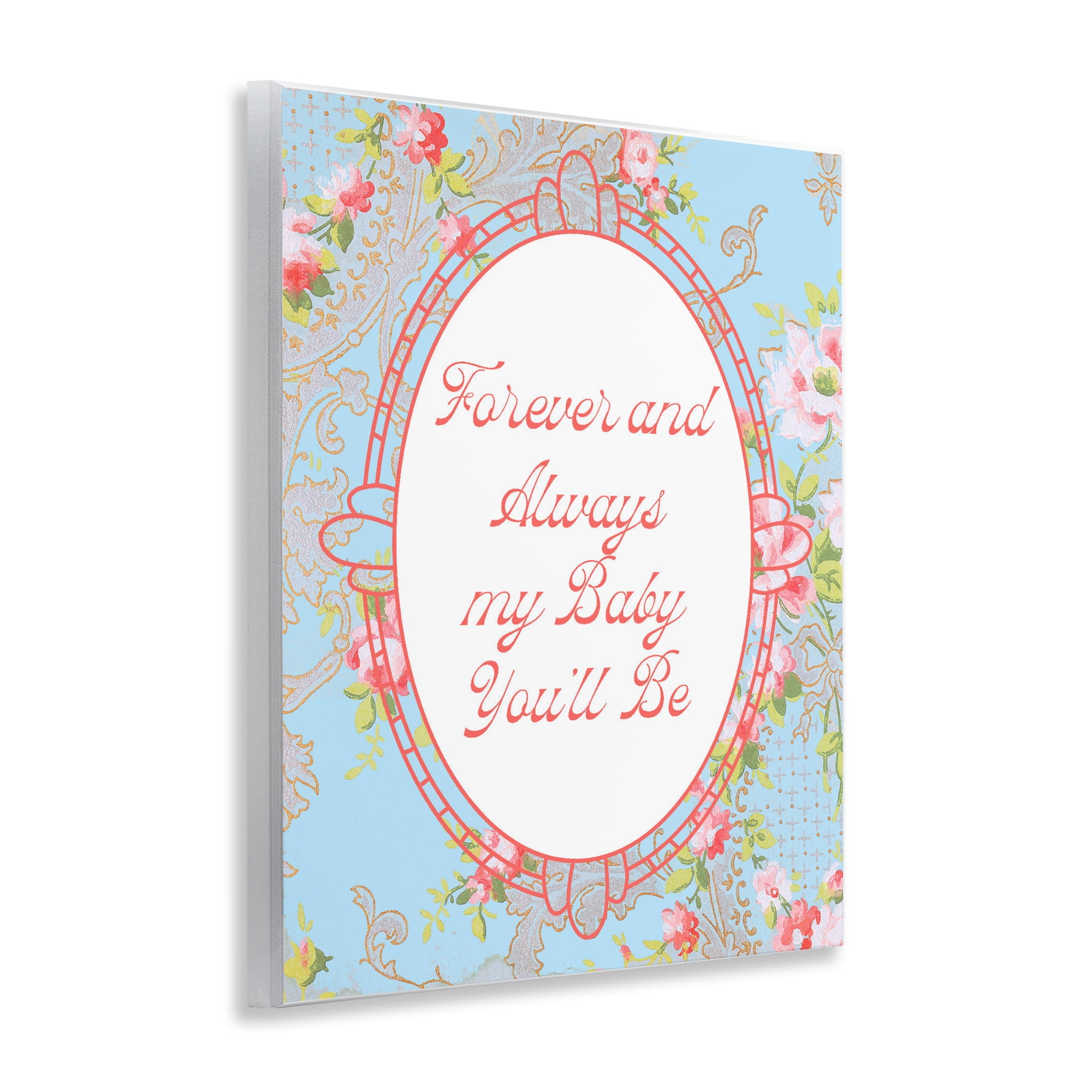 Stupell Industries Forever And Always My Baby Wall Plaque Art, design by Lil' Rue