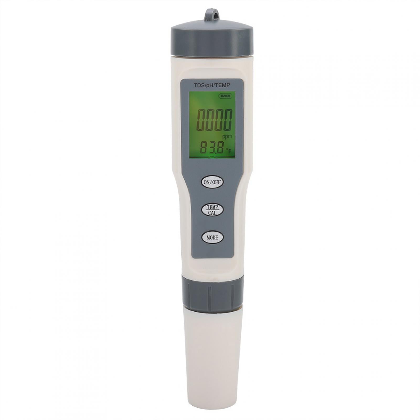 Spptty Water Quality Test Pen,3 in 1 Portable Digital TDS PH TEMP Meter