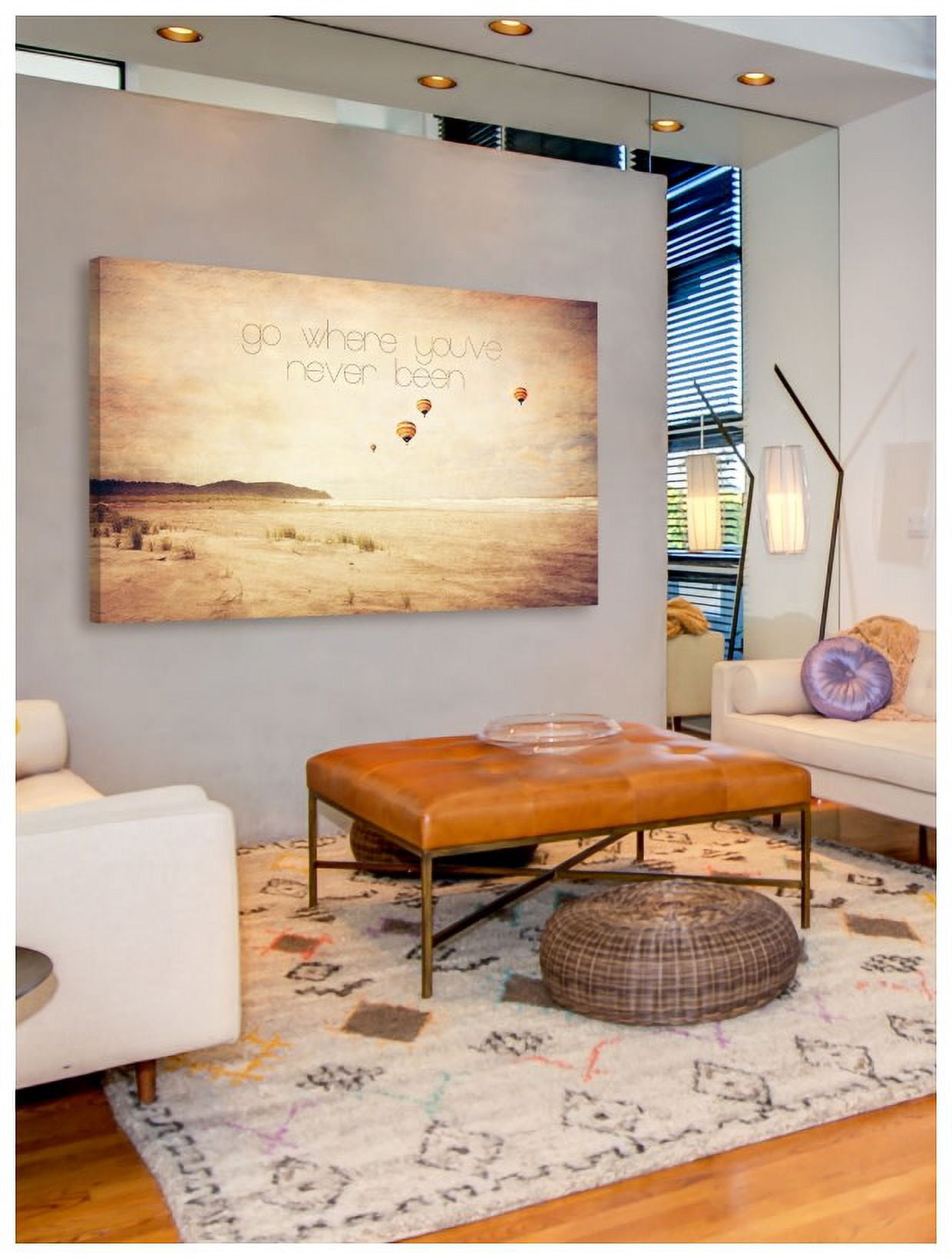 Marmont Hill "Go Where You've Never Been" Sylvia Cook Painting Print on Canvas