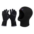 thumbnail image 1 of 1 par Unisex cinco dedos buceo neopreno deporte de invierno natación esnórquel L Sharpla Guantes con capucha de buceo, 1 of 8