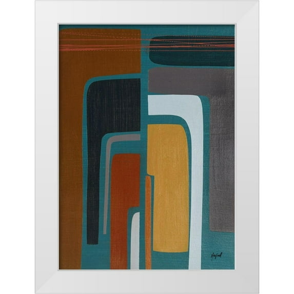 Hafod, Danielle 18x24 White Modern Wood Framed Museum Art Print Titled - Arch