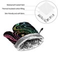 thumbnail image 6 of Sikiie Rainbow Glitter Oven Mitts and Pot Holders, Silicone Oven Gloves, Heat Resistant Oven Mitts 4Pcs Set, 6 of 6