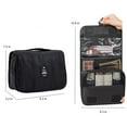 thumbnail image 4 of MINKUROW Travel Toiletry Bag for Women,Hanging Toiletry Bag with Multi-Pockets,Toiletry Bag for Traveling Easy Clean,Travel Organizer Black, 4 of 6