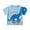 Blue, variant on Toddler T Shirts Toddler Kids Boys Summer 3D Dinosaur Print Short Sleeve Casual T Shirt Lightweight Breathable Soft Top Baby Boy Summer Clothes Blue 12 Months-18 Months