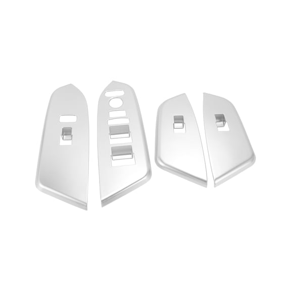 Unique Bargains Window Lift Switch Panel Trim Cover for Honda CR-V 2017-2022 Silver Tone