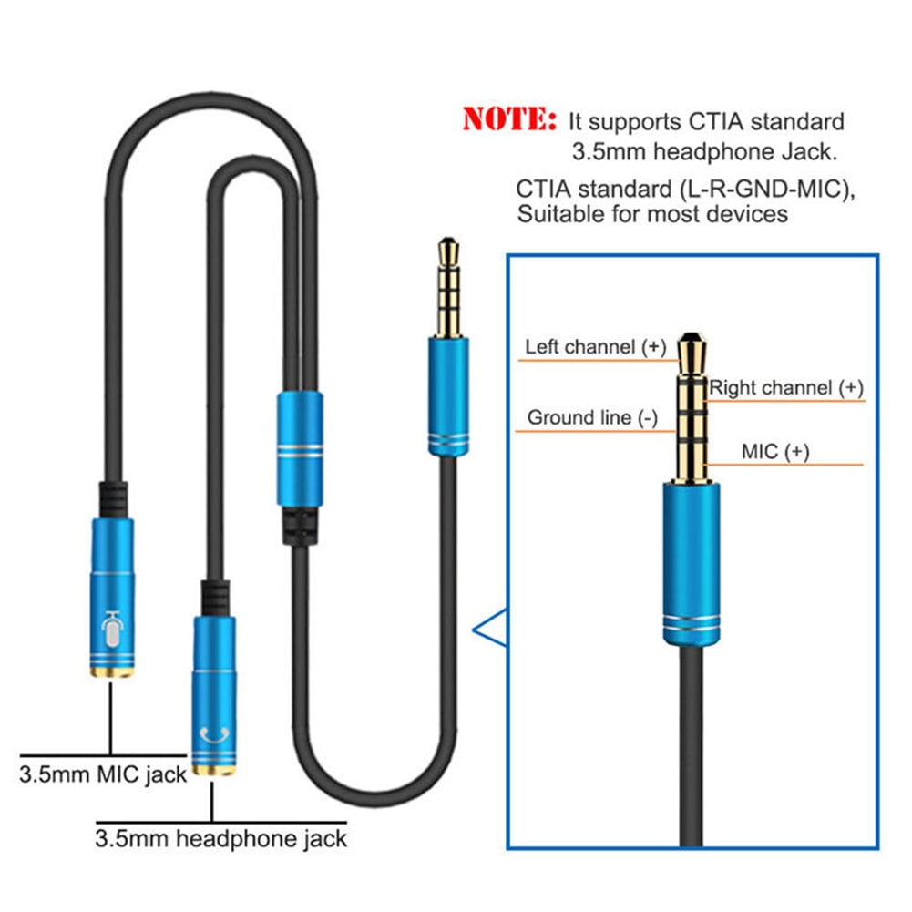 Audio Headphone Connector Converter 