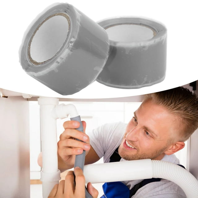 Cinta de Silicona Aislante, Cinta Adhesiva Impermeable para reparación de Mangueras de Tuberías de Agua, Cinta de Silicona autofundible Con resistencia A temperaturas -60-260