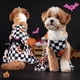 thumbnail image 1 of Ropa para perros y gatos (2024), nueva, con estampado de calabaza y murciélago morado, falda para perros pequeños y medianos., 1 of 5