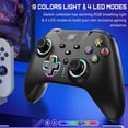 thumbnail image 2 of Wireless Gamepad for Switch/OLED/Lite, with Vibration Six-axis RGB Lighting PC Game Controller, 2 of 7