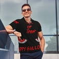 thumbnail image 6 of Balery Happy Halloween2 Printed Men’s Short Sleeve Polo Shirt, Midweight Men's Shirt,Golf Polo shirts -Small, 6 of 8