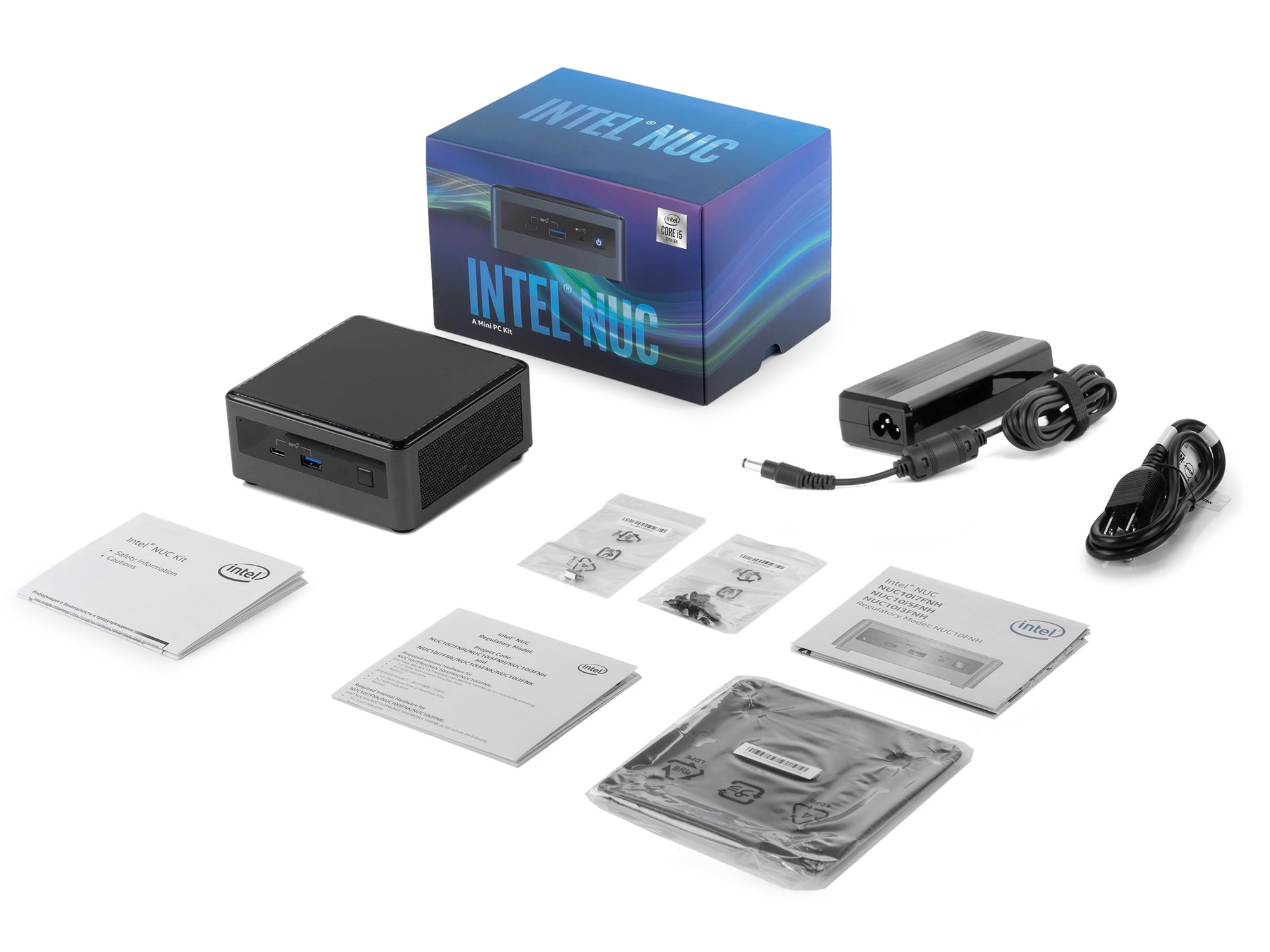 ミニPC Intel NUC10i7FNHN with RAM16GB Intel NUC10I7FNHN Mini PC, Intel Core I7-10710U Upto 4.7GHz