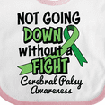 thumbnail image 4 of Inktastic Not Going Down Without a Fight Cerebral Palsy Awareness Boys or Girls Baby Bib, 4 of 4