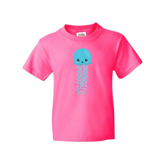 Inktastic Cute Jellyfish, Little Jellyfish, Blue Jellyfish Youth T-Shirt
